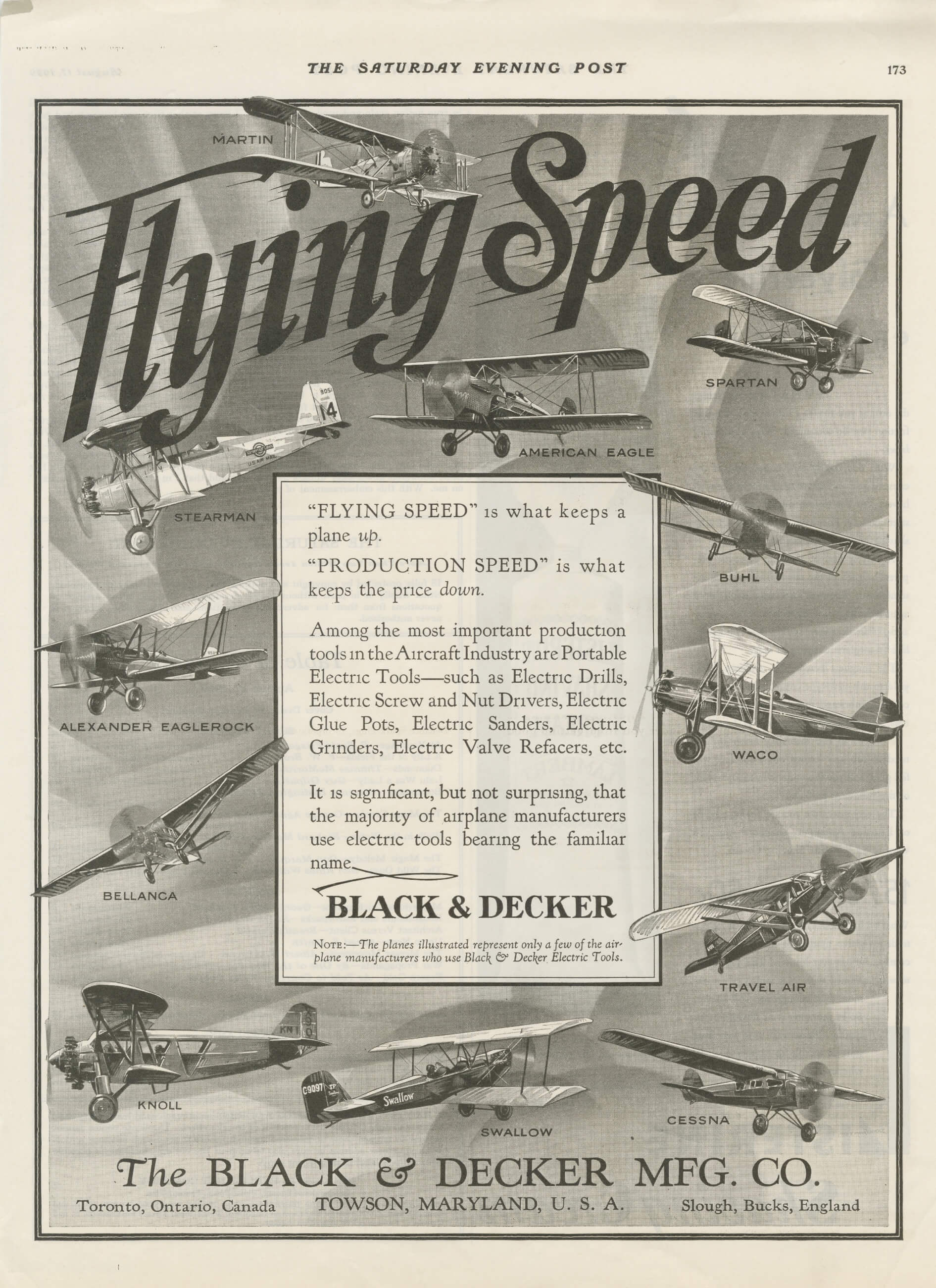 STANLEY BLACK & DECKER和航空航天工业