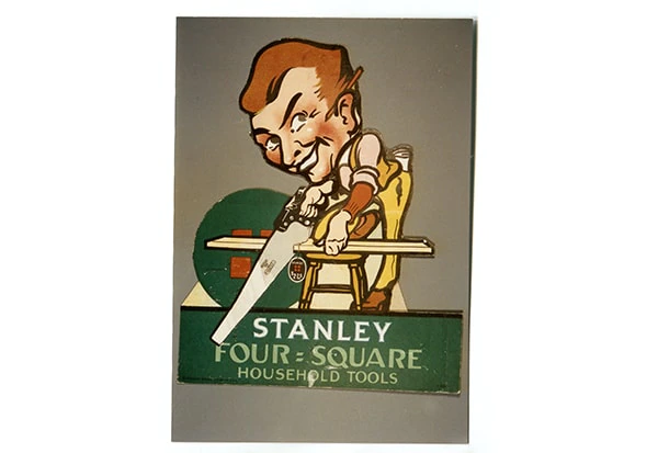 This 1923 counter display featured Stanley’s Four-Square line