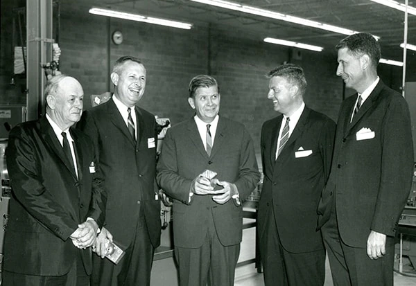 The opening of Stanley's power tools plant in New Bern, North Carolina, 1963