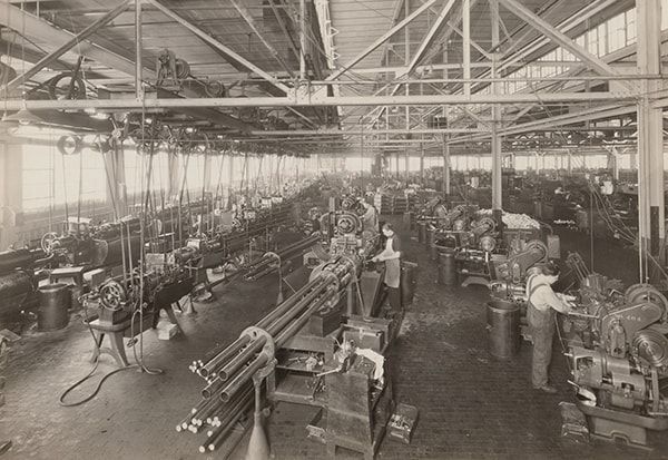 Black & Decker’s custom machine shop in the early 20th century